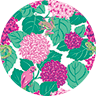 Secret Garden - Pink Hydrangea Color Swatch