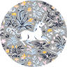 Unicorn's Garden-Silver Color Swatch