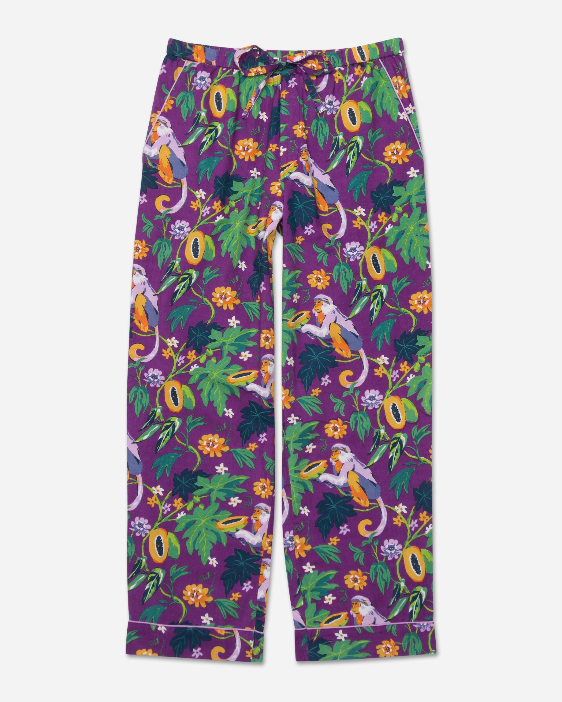 Papaya Paradise - Pajama Pants - Violet