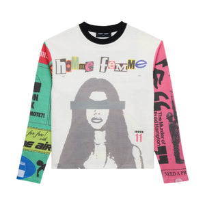 Homme Femme Ransom Long Sleeve - White - Sole Play