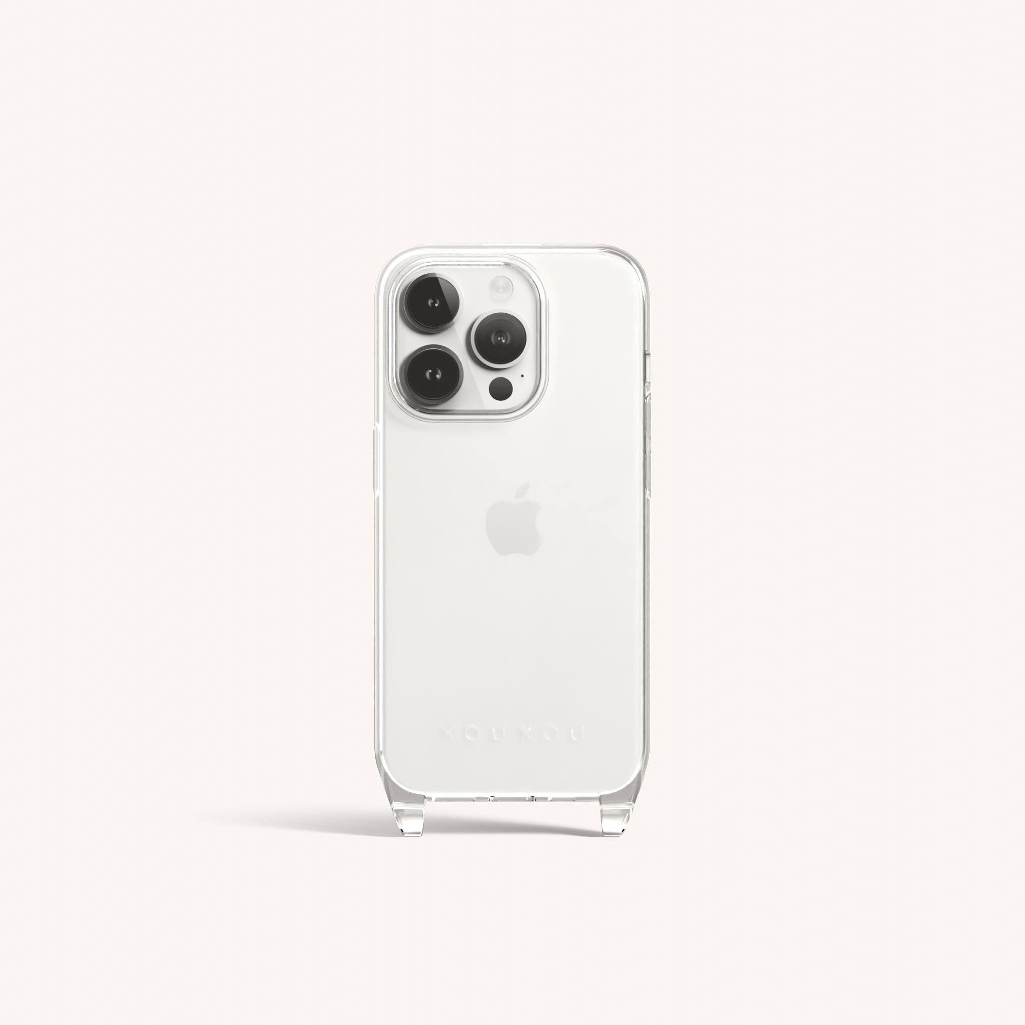 Phone Case with Eyelets in Clear - XOUXOU EU product image