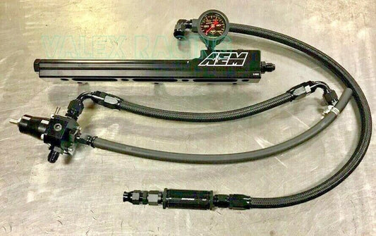 H Series Fuel Tuck System with AEM Fuel Rail & K Tuned Filter for Hond –  Valex Racing