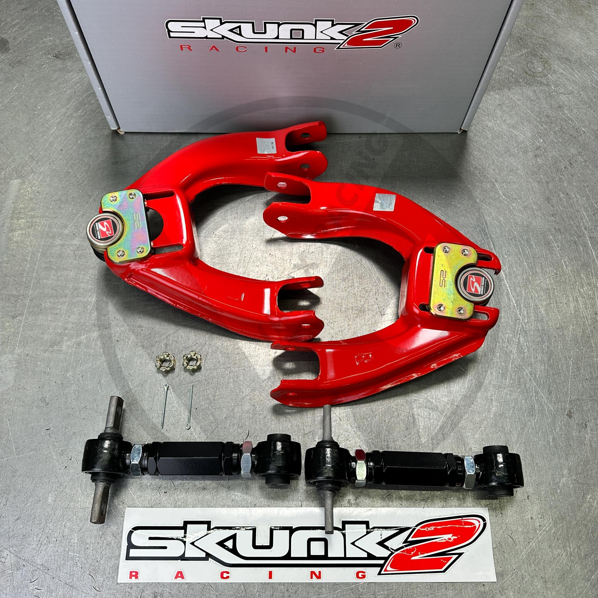 Skunk2 Pro Series FRONT & Rev REAR Camber Kit Combo 88-91 Honda