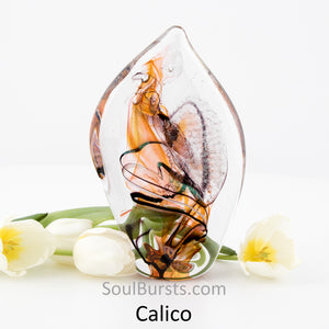 Cremation Ashes in Glass - Calico Spirit Sail