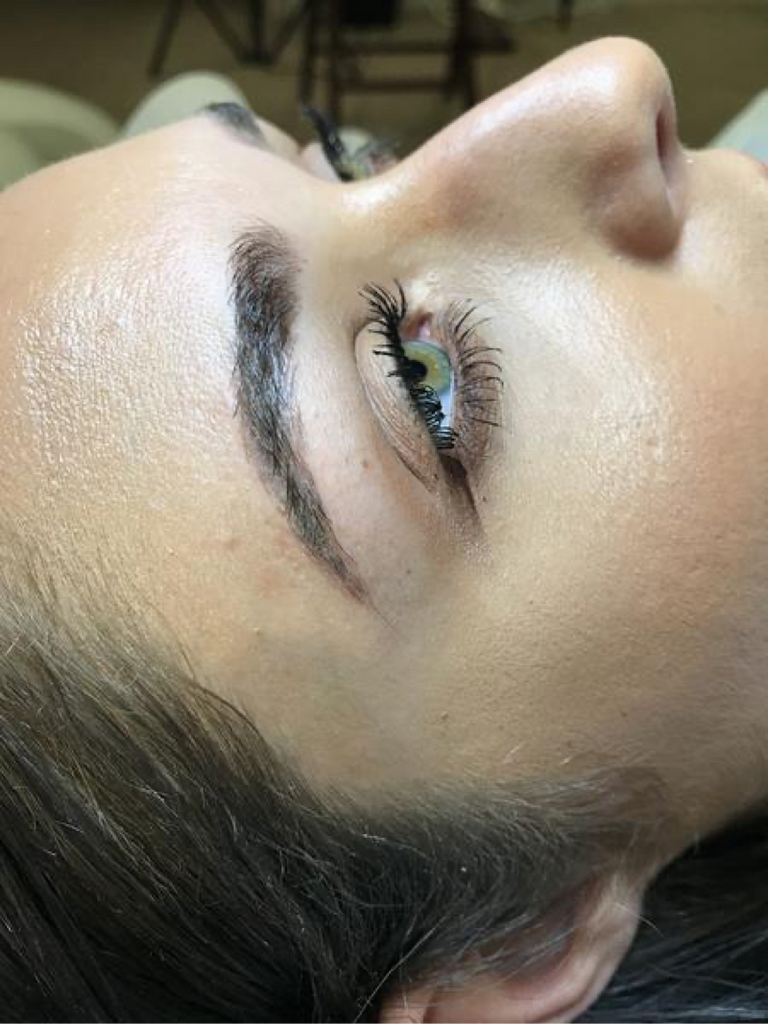 Brianna After Microblading Procedure Healing Day 7-10