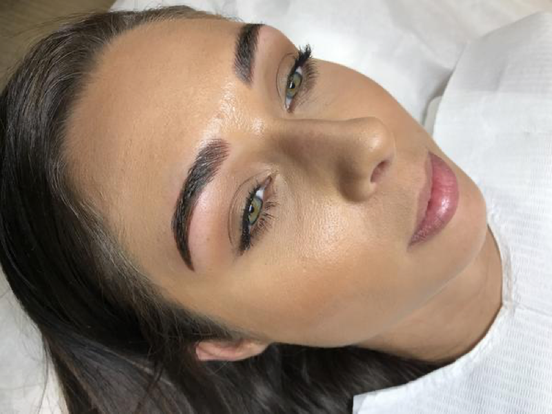 Brianna Day 2 After Microblading