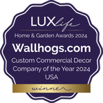 Winner of LuxLife Custom Wall Decor Company 2024 | Wallhogs