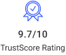 9.7 Out of 10 Star Rating for Trust | Wallhogs