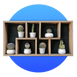 Shop Wall Shelves Selection Button | Wallhogs