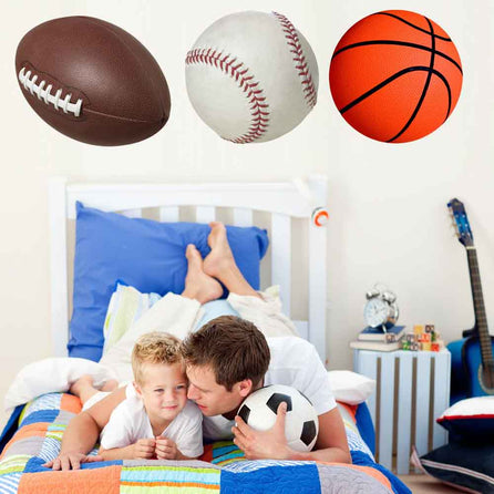 Wallhogs Football Ball Carrier II Silhouette Cutout Wall Decal