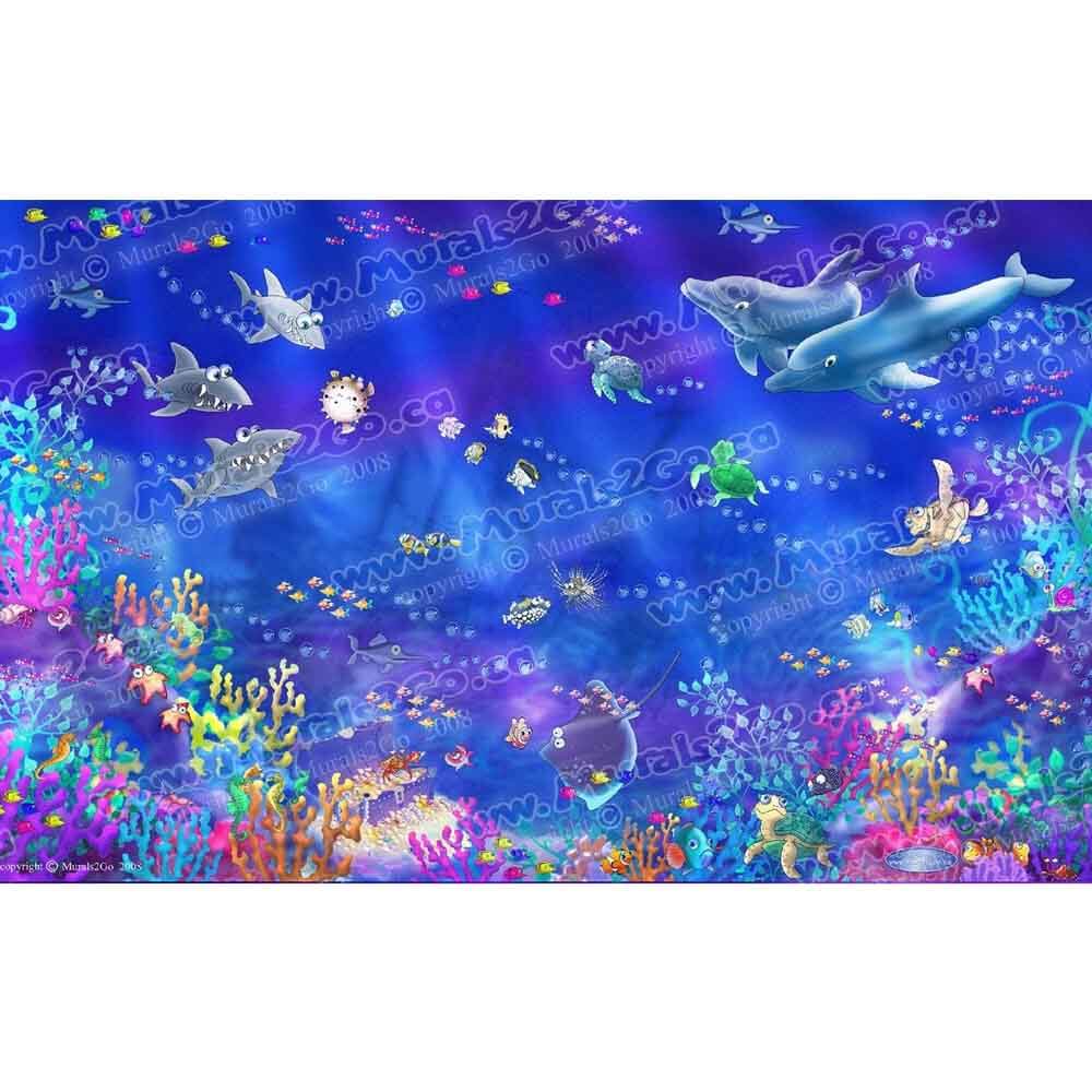 Sea Life Wall Decal Mural (5 sizes)