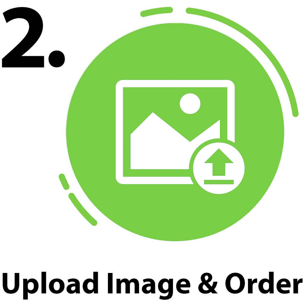 Upload Your Image & Select Size to Order