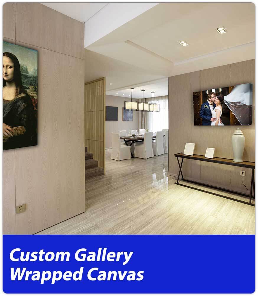 Wallhogs Custom Gallery Wrapped Canvas | Learn More