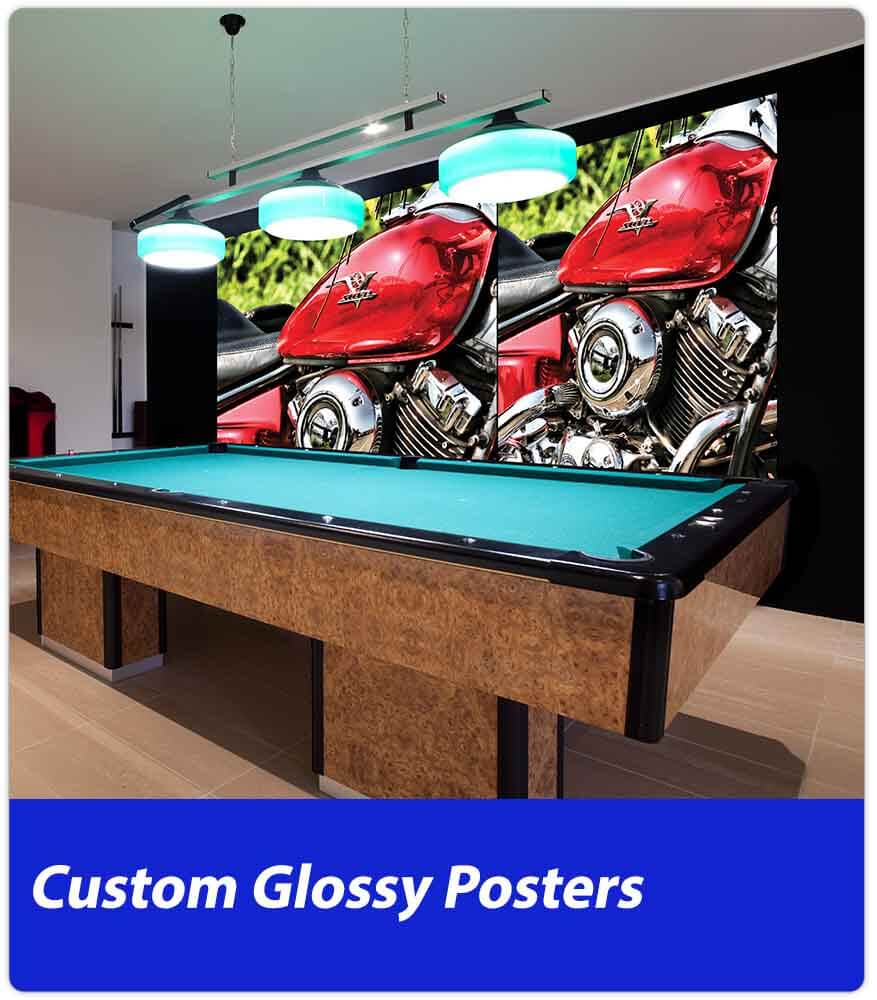Custom Glossy Posters | Wallhogs