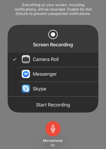 record screen