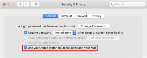 Use watch to unlock Mac