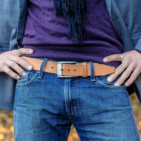 tan leather belt mens