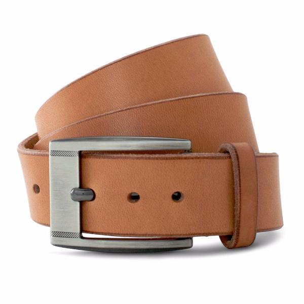 Buy Men Brown Textured Leather Business Casual Belt Online - 683298