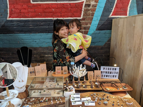 My last popup show in Brooklyn Flea before moving to Japan