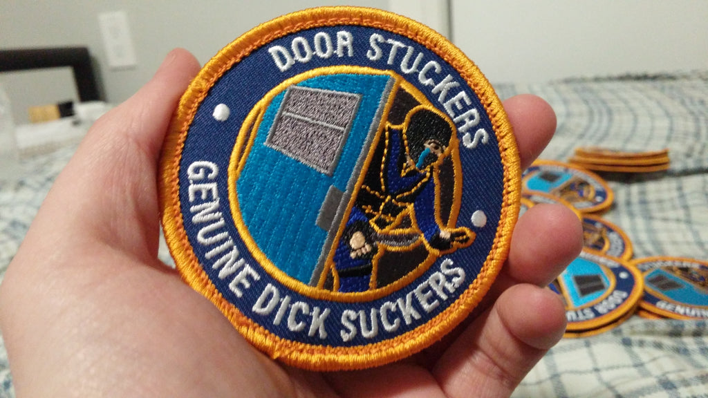 Door Stuckers - Genuine Dick Suckers patch