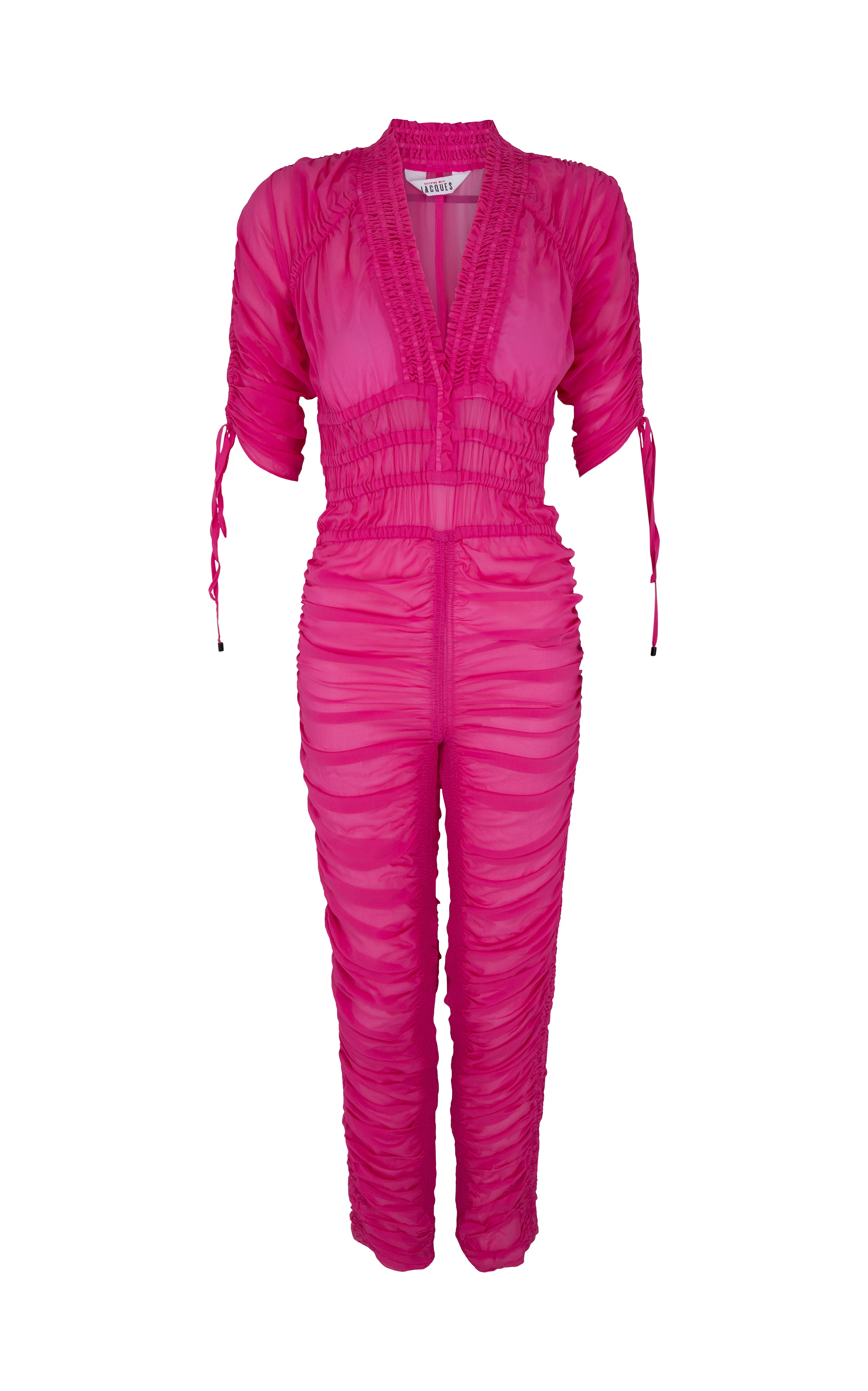 CHANTI JUMPSUIT {HOT PINK} – SLEEPING WITH JACQUES