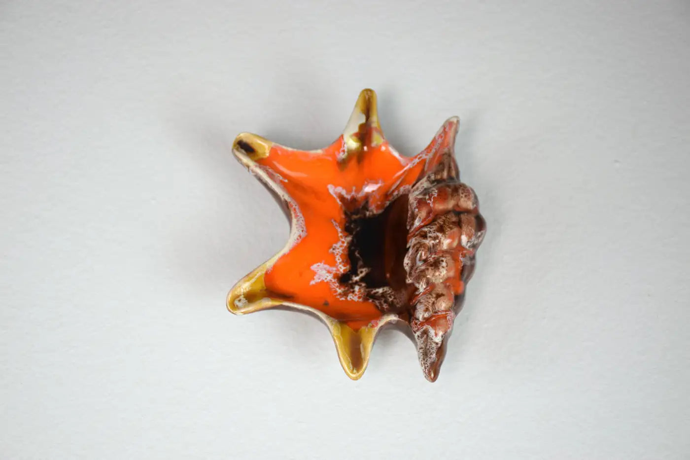 1960's French Ceramic Shellfish - Inspired Ashtray