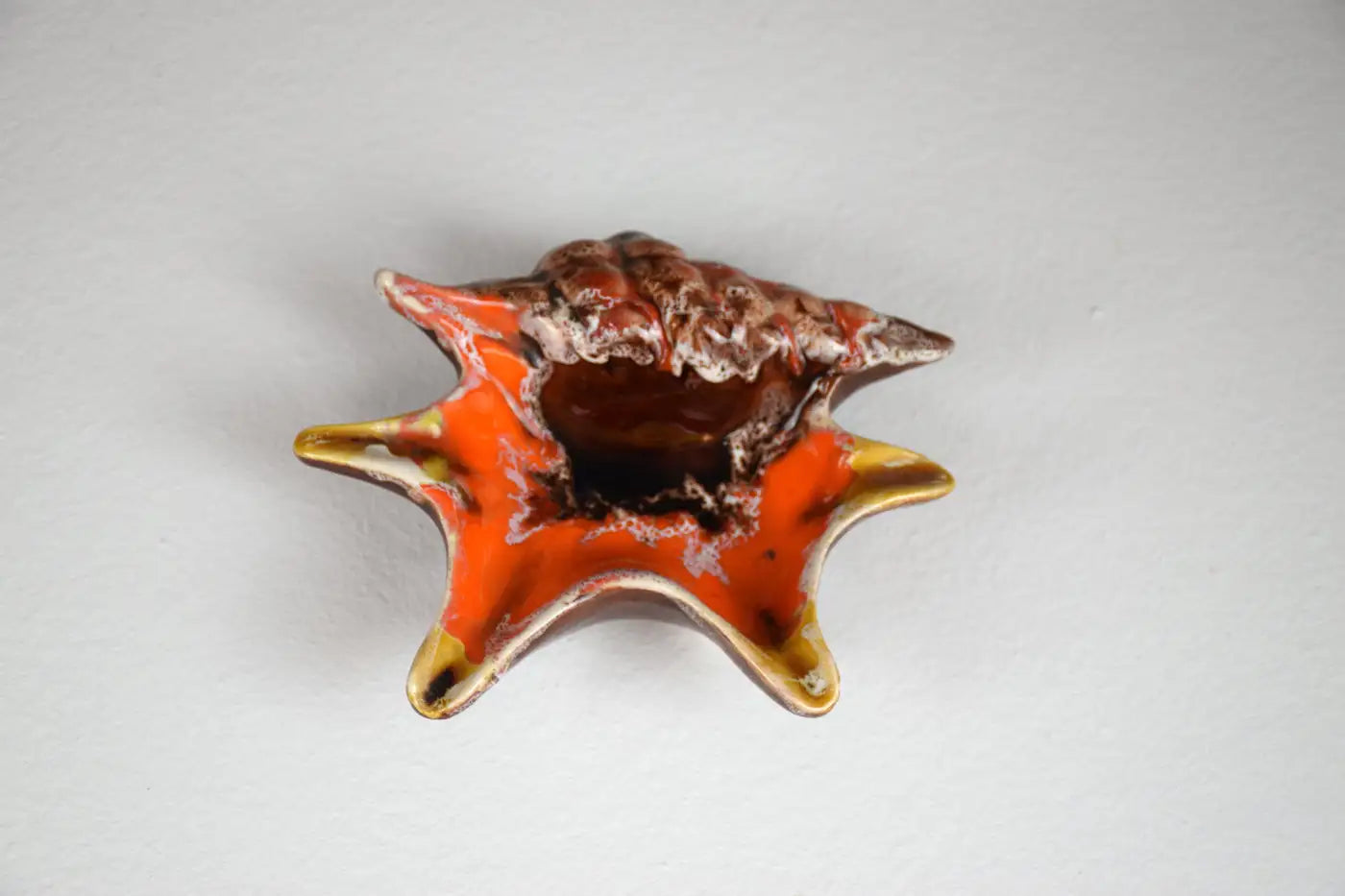 1960's French Ceramic Shellfish - Inspired Ashtray