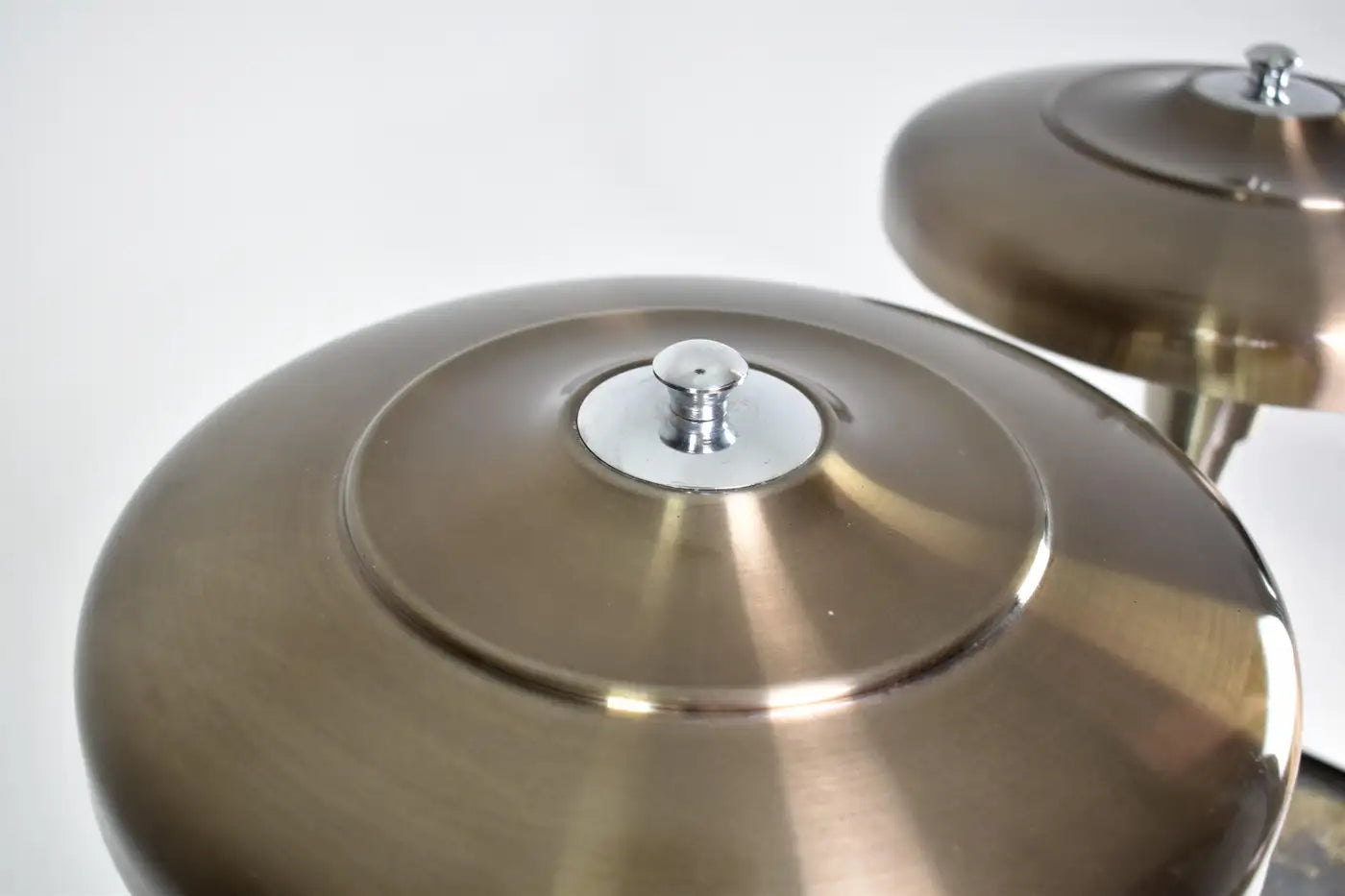 1960s Italian Metal Table Lamps - A Pair