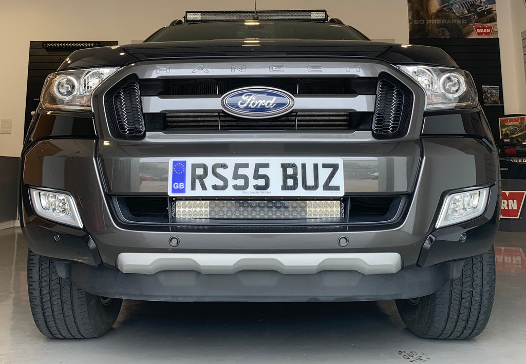 ford ranger light bar bumper