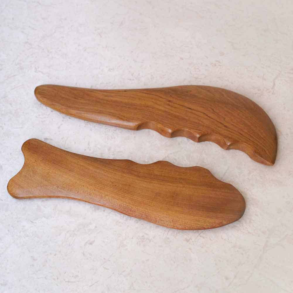 GUA SHA TOOL - Sandalwood Facial Massager - cake weather