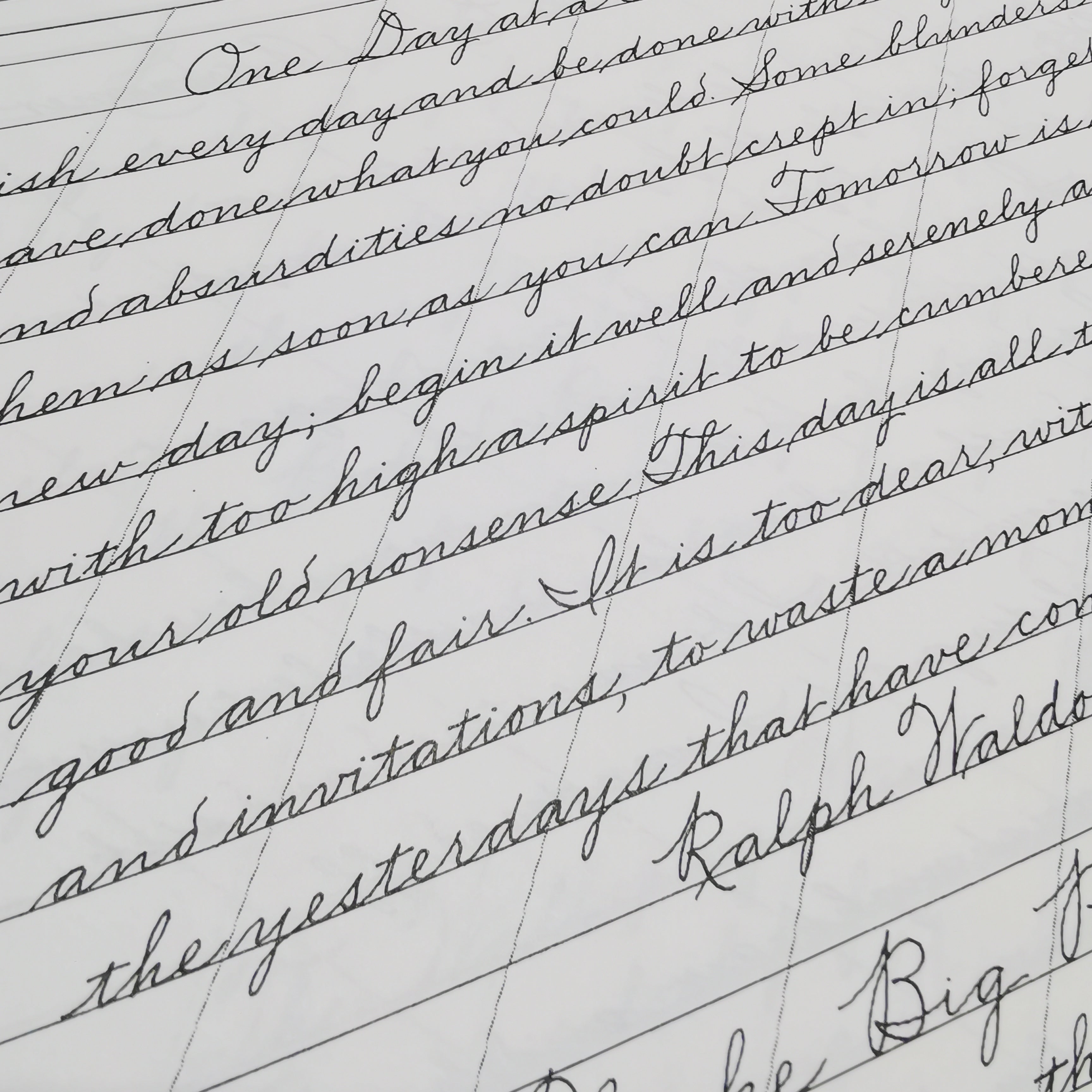 Michael Sull American Cursive Handwriting – Handwrite House