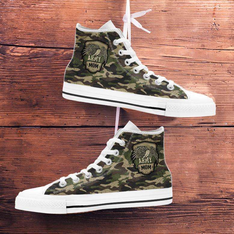 Army Dad / Army Mom Green Camo Canvas 