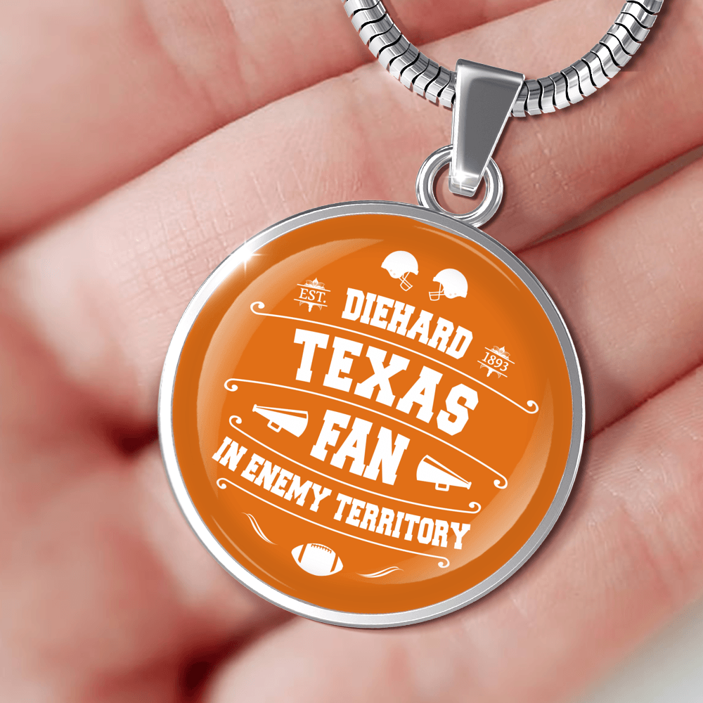 Designs by MyUtopia Shout Out:Diehard Texas Fan In Enemy Territory Handcrafted Jewelry