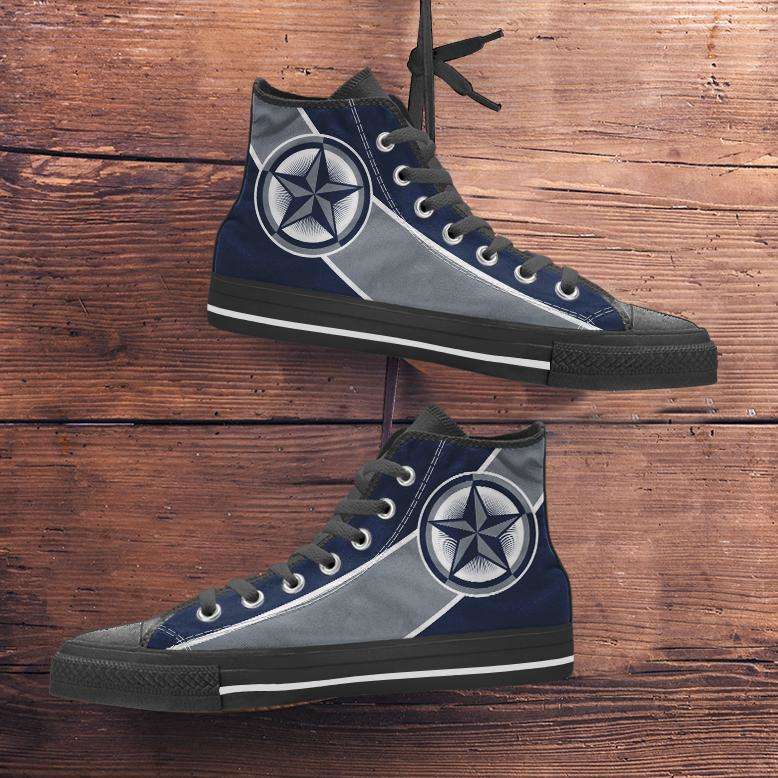 dallas cowboys high top sneakers