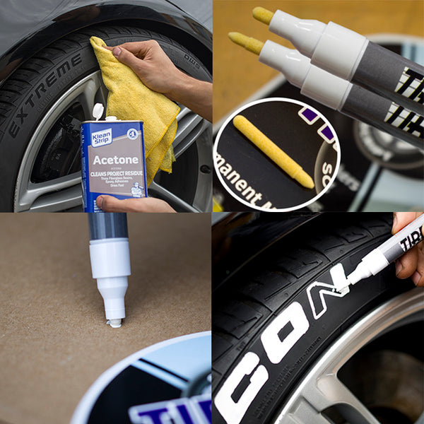 12 Yellow Tire Pen Markers - Toyo Paint Pen for Car Tires - Permanent – EKX  Auto Group