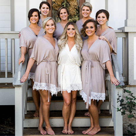 Bride And Bridesmaids Robes The White Box