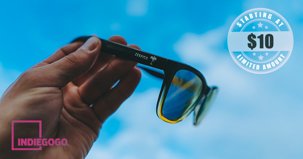 Gafas de sol Mood en vivo en indiegogo por $10.