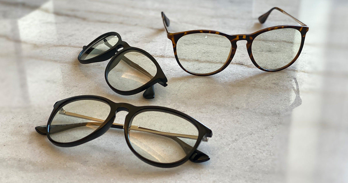 Nano is our larger round model of anti blue-light glasses.