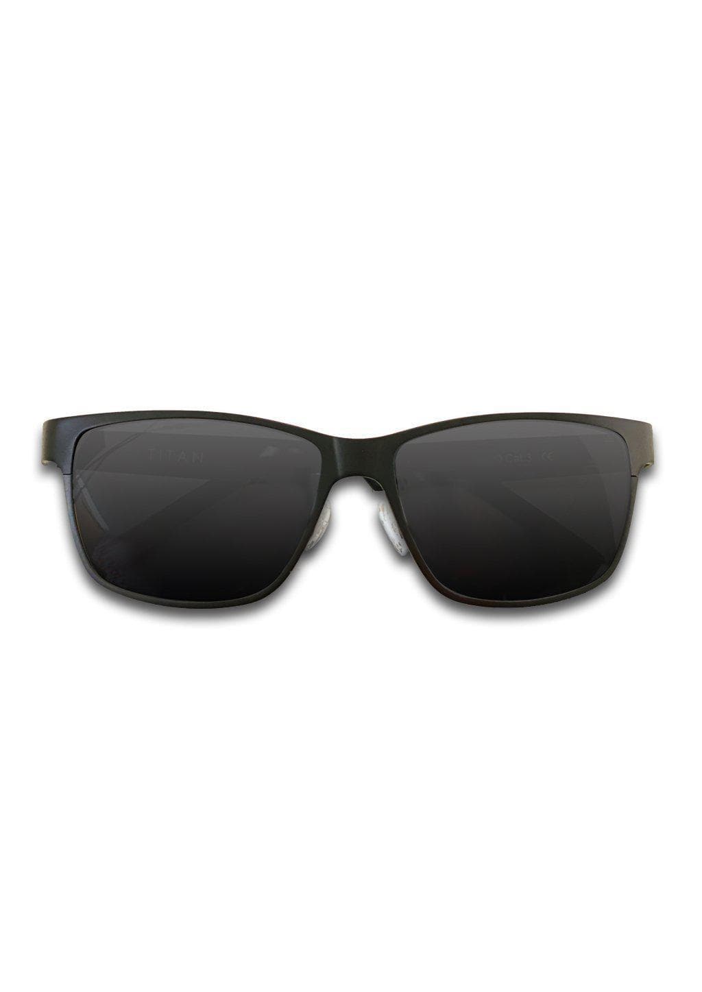 Titanium Wayfarer Sunglasses - TITAN 