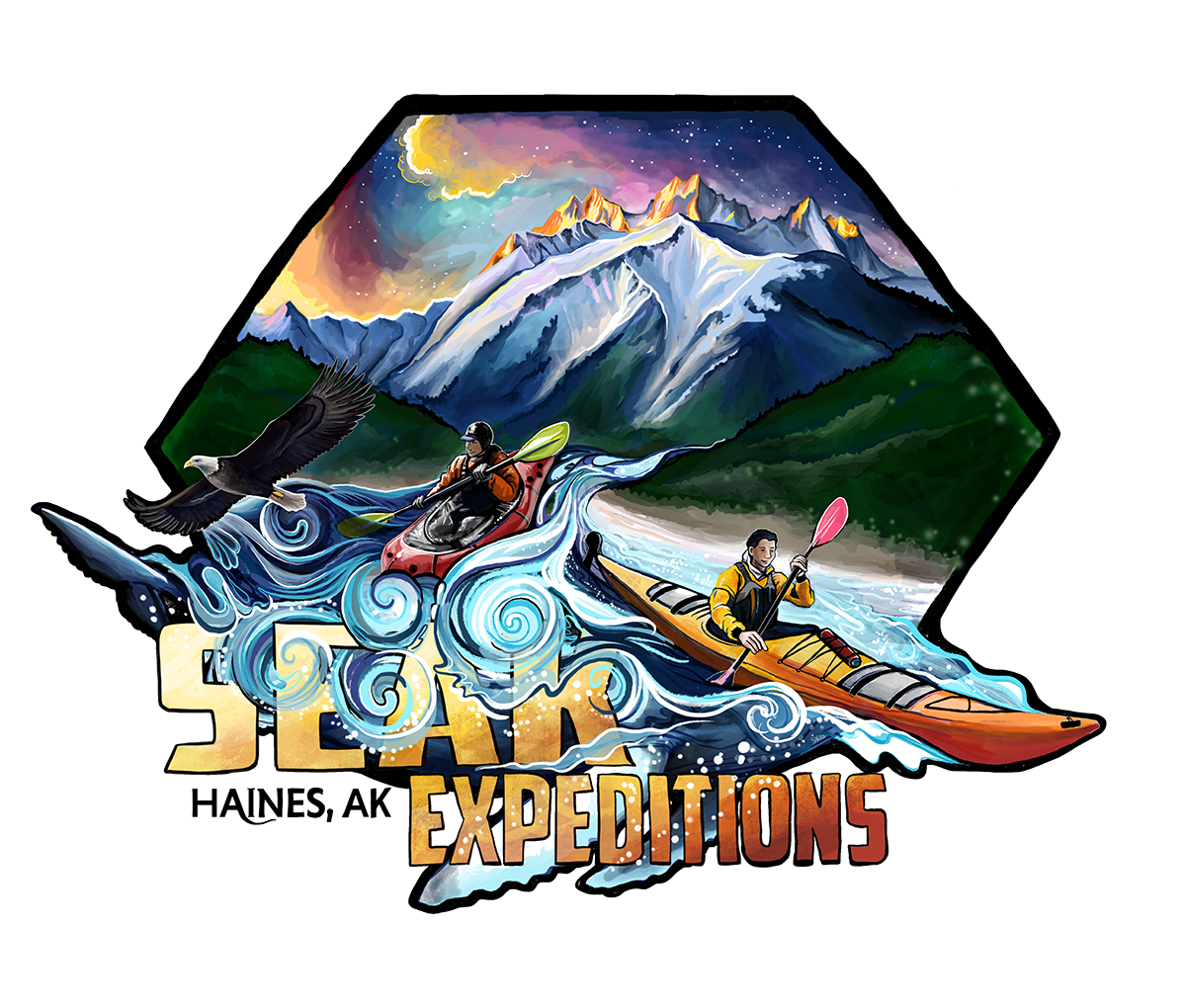 SEAK Expeditions Sarah K. Glaser Illustration