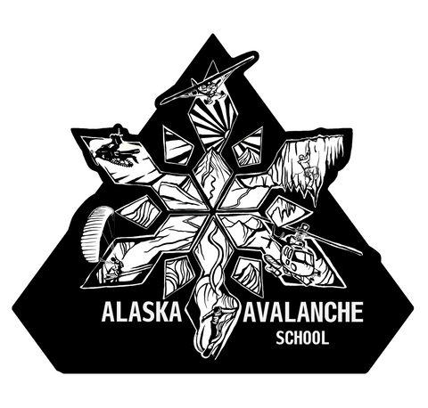 Alaska Avalanche School Black and White