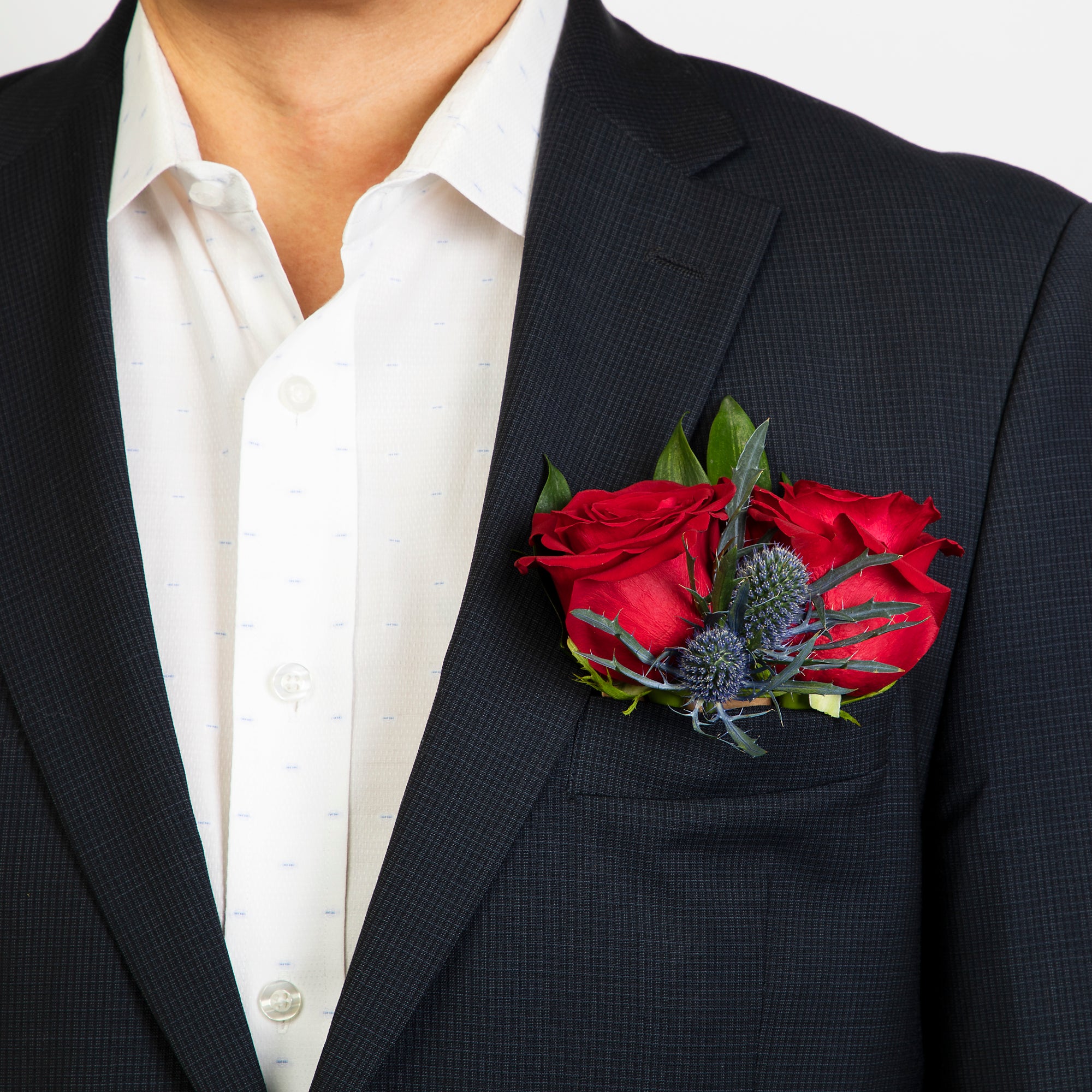 Rose Pocket boutonniere– Shop Venetian