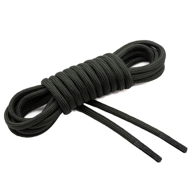 550 Paracord Boot Laces - Army Green – Benchmark Basics