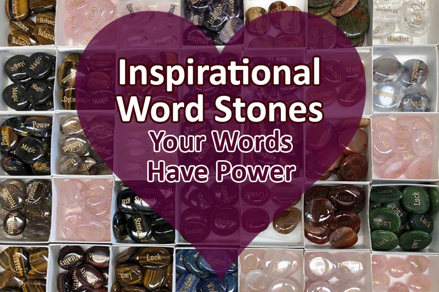 Inspirational Word Stones (21 Ways to Inspire Your Life) Earth