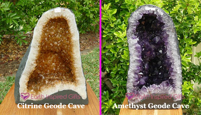 amethyst and citrine geode caves brazil