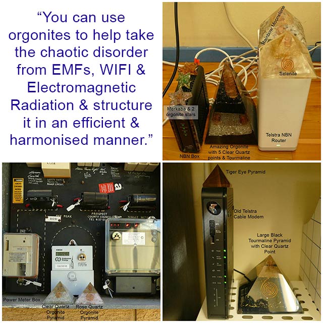 orgonites for EMF protection and WIFI protection