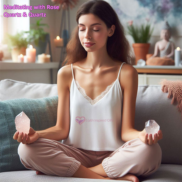 rose quartz meditation for love romance peace harmony