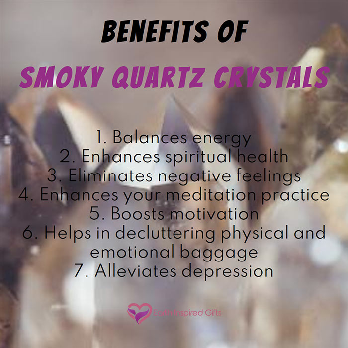 smoky quartz crystal top 7 benefits for spiritual health