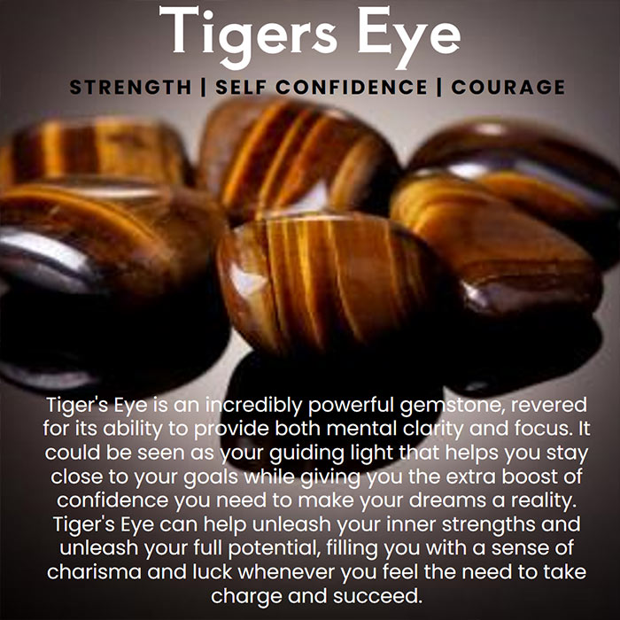 tigers eye crystal meaning strength courage mental clarity