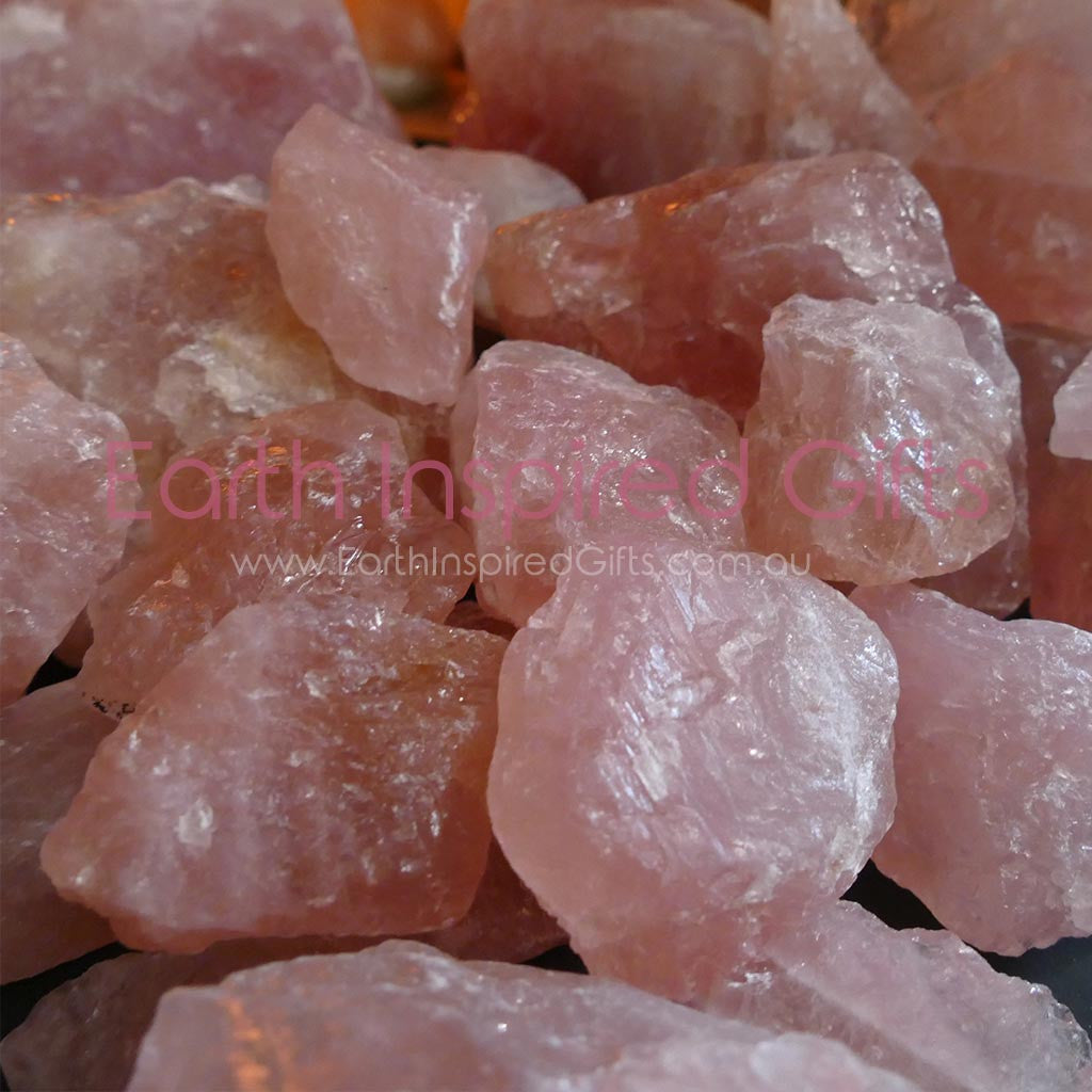 natural rose quartz